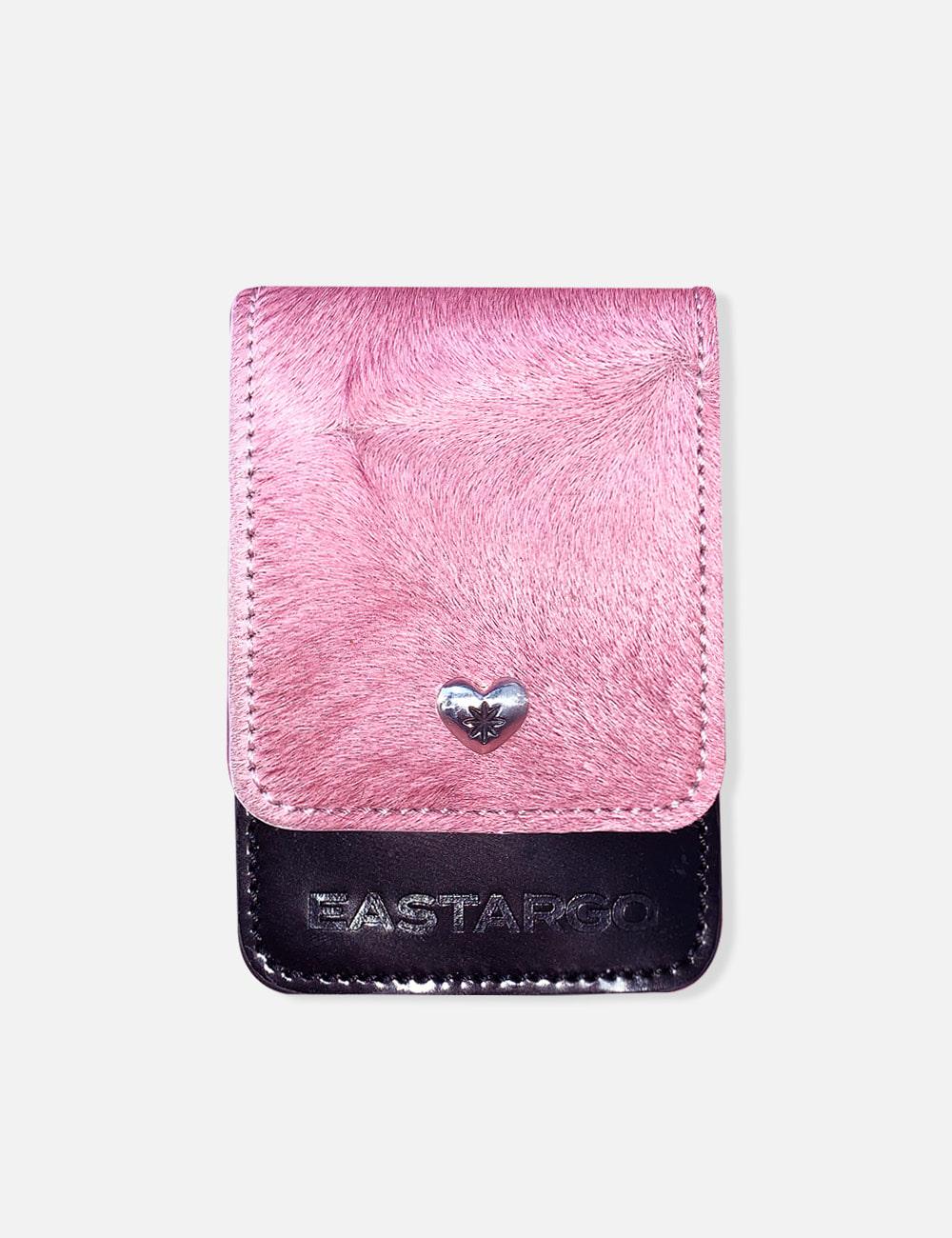 PINK HEART BENTO WALLET (ENAMEL BK)