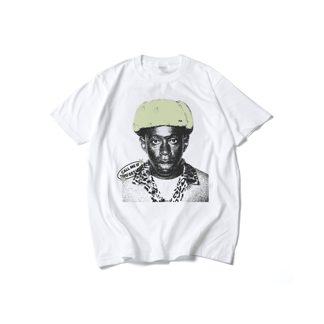 Tyler The Creator Tee (WHITE/BLACK) - White / M