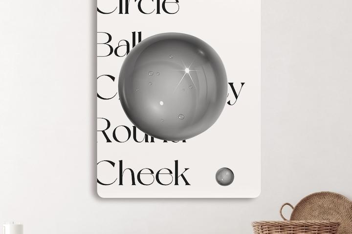 접이식 액자테이블 Circle 3size