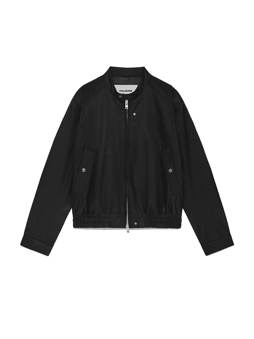 3D COTTON BIKER BLOUSON BLACK(WJ119)