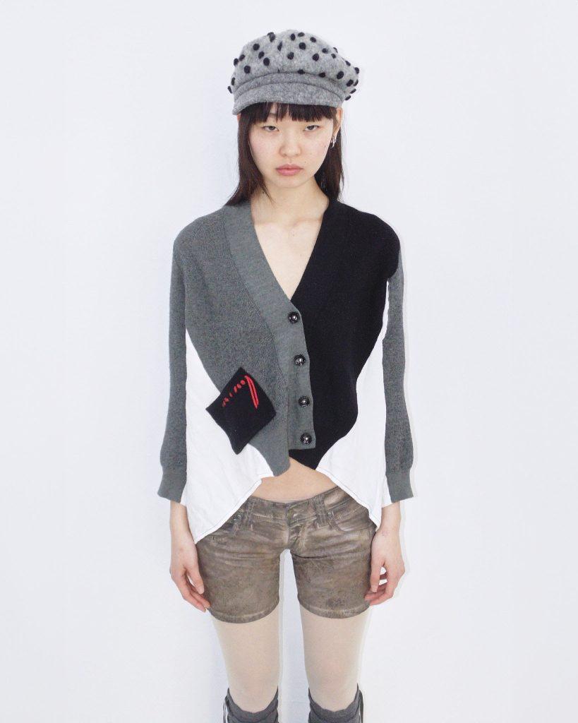 OVERSIZED PATCHWORK CARDIGAN - Anemonia