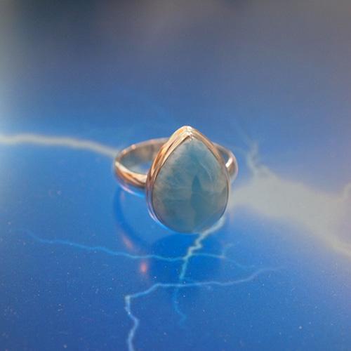 Sea 라리마 Thunder 반지