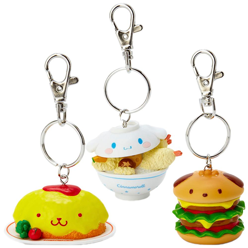 산리오 오오모리 시리즈 캐릭터 마스코트 키홀더 폼폼푸린 시나모롤 포챠코