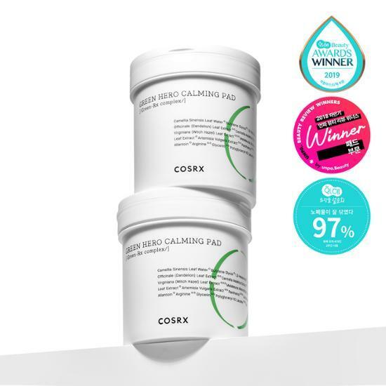 [단독기획] 코스알엑스 원스텝 그린 히어로 카밍 패드 더블 기획 (90매+90매)