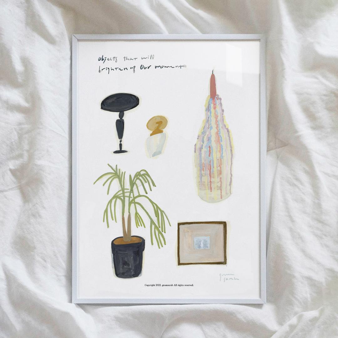 A3 Poster-초,액자