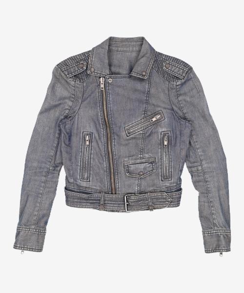 레더/라이더스 재킷 회색 XS