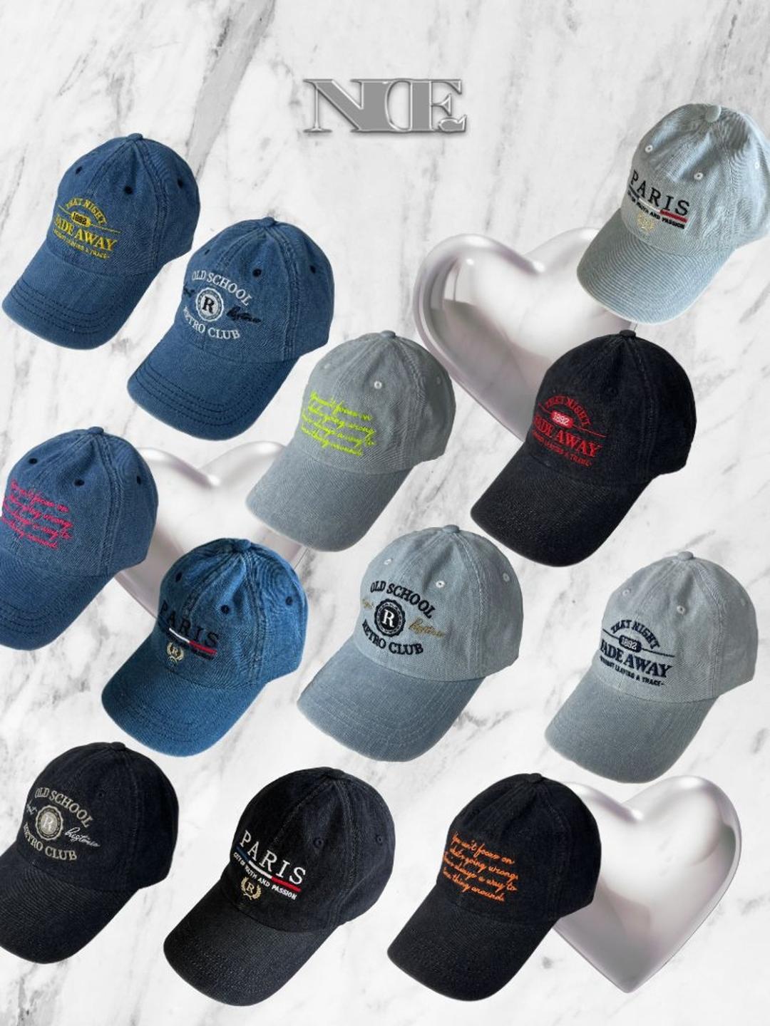 N:ICE 시그니쳐 데님볼캡 12color