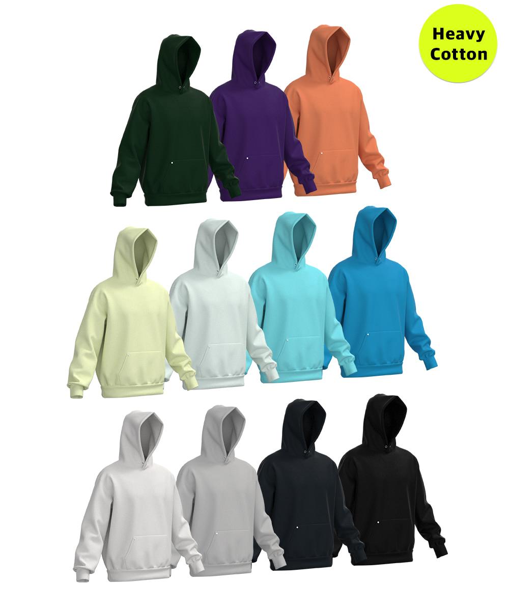 Heavy Cotton Thumbhole Hoodie : 12color