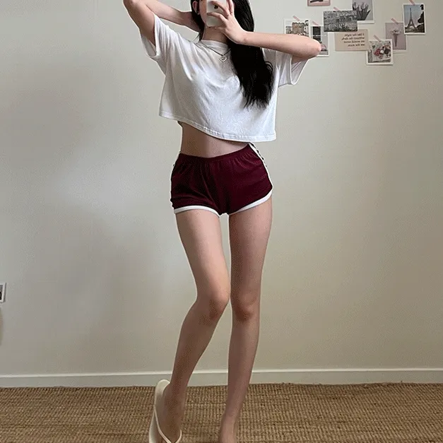 [딱붙어주는핏!] 제로 투 리얼 핏 돌핀팬츠 (4col) *랍바 숏팬츠 돌핀 반바지*