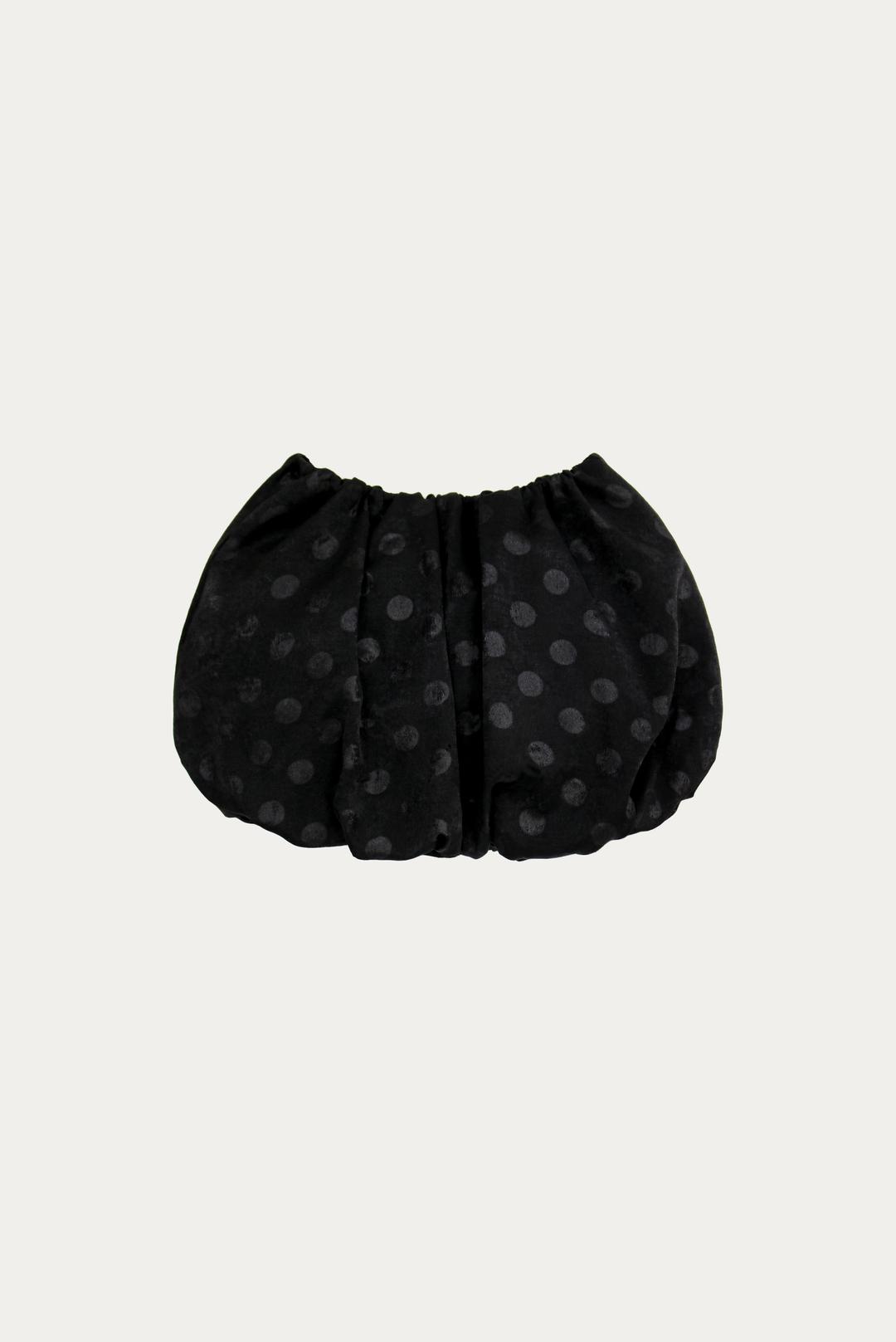Dot Balloon Skirt / Black / 3월 15일 출고 예정