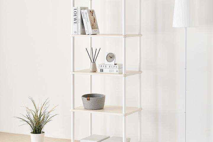 국내생산 조립식 시그니처 진열장형 5단 전자렌지대 다용도수납장 밥솥다이