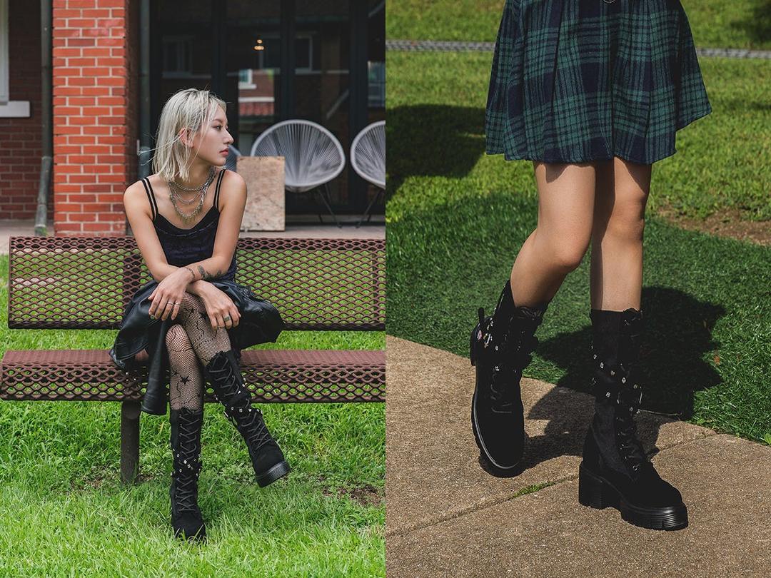 SMA슈즈가 재해석한 만화, '나나'Y2K워커부츠