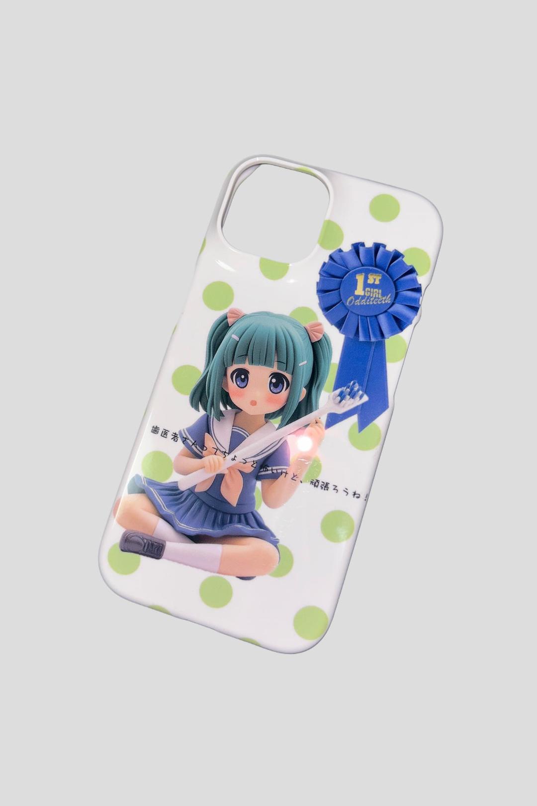 Brush Girl phone case (Melon soda)