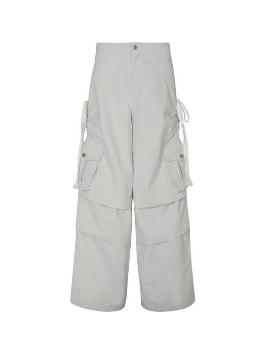 SARA CARGO PANTS light grey