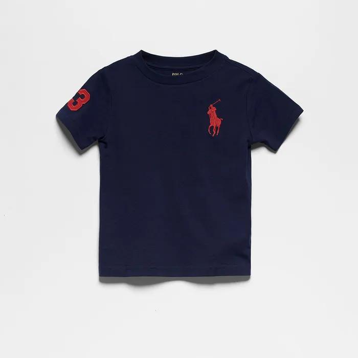 빅 포니 코튼 저지 티 (NAVY-410)