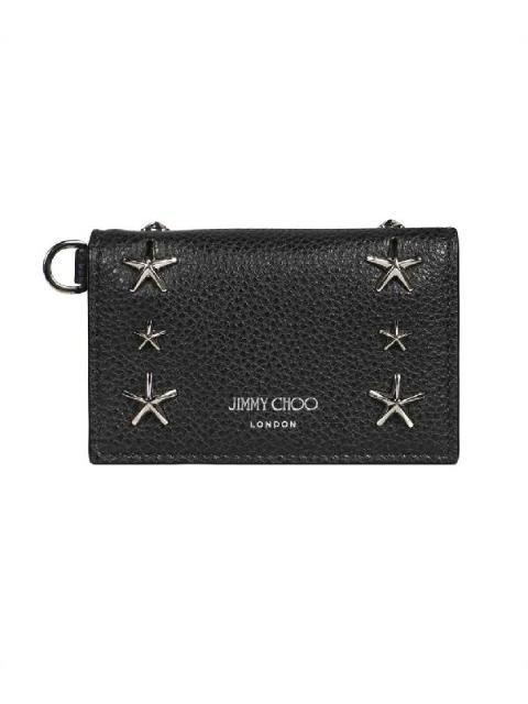 지미추 CLIFFY 스타 스터드 플랩 카드지갑 559952 남성 카드지갑 JE