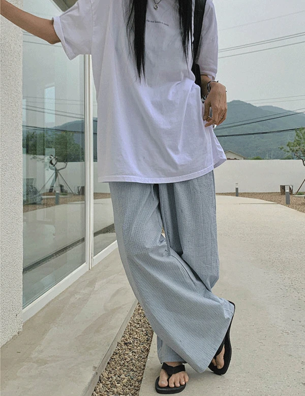 델보 st 밴딩 팬츠