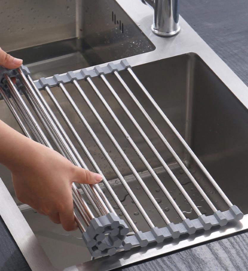 접이식 실리콘 스텐 롤 건조매트 [2size]