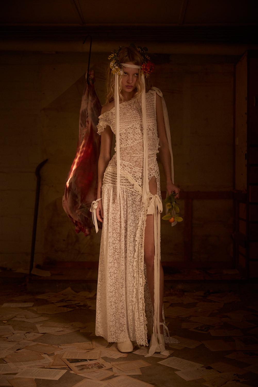 MAIDEN'S TOKEN DRESS - XS / WHITE | PRE-ORDER