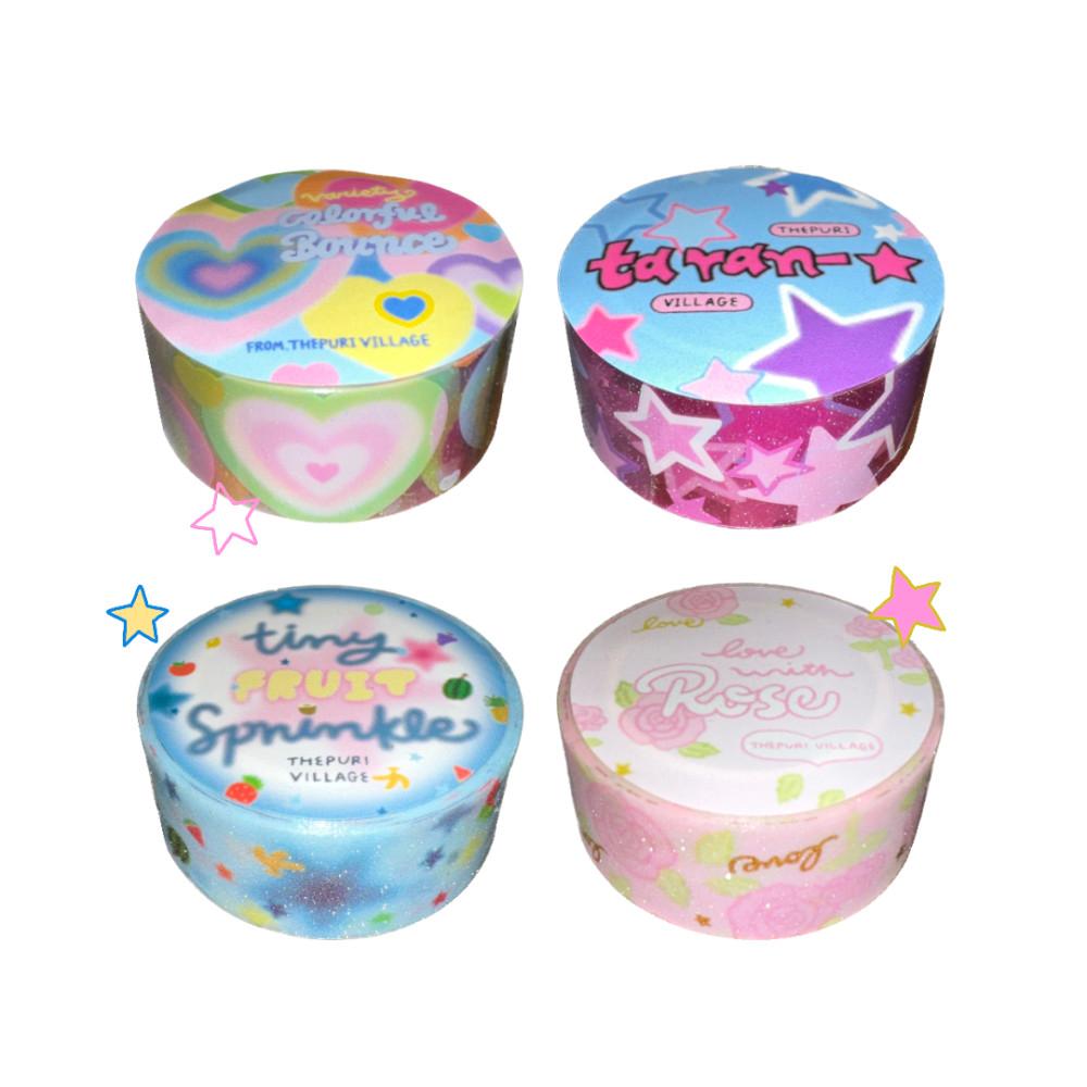 [THEPURI VILLAGE⋆더푸리빌리지]  glitter masking tape (4types)