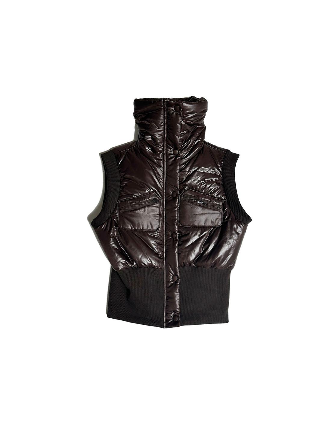 banded padding vest (2color)