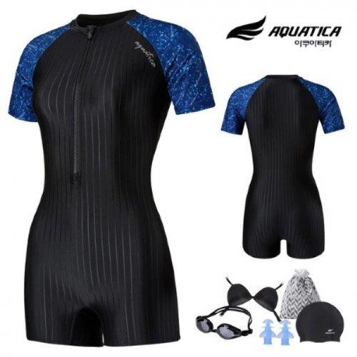 여성 실내수영복 AQA27241 일반용수경6종세트