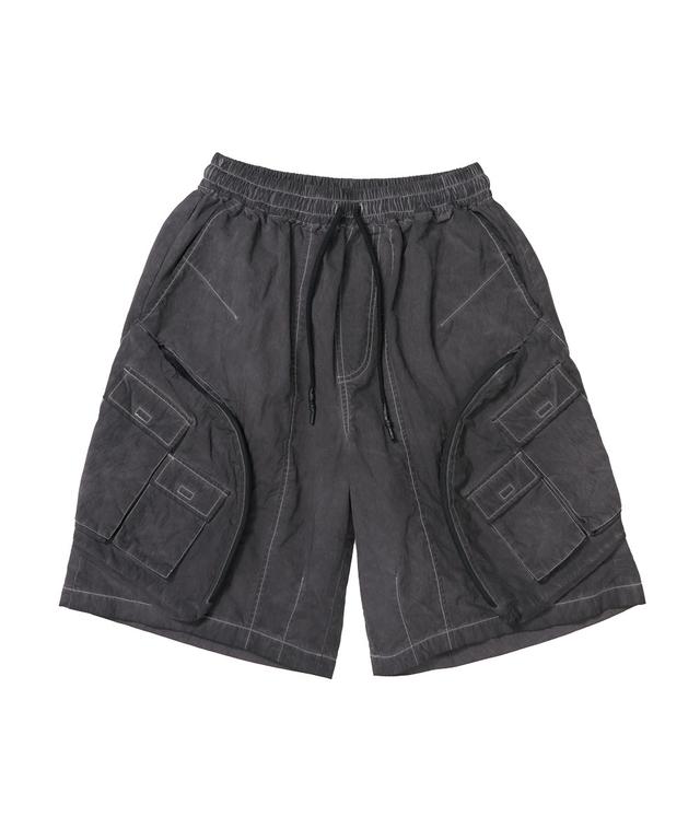 【hug your skin】25ss Camo Korilakkuma bermuda pants 허그유어스킨 Camo Korilakkuma bermuda pants (Charcoal