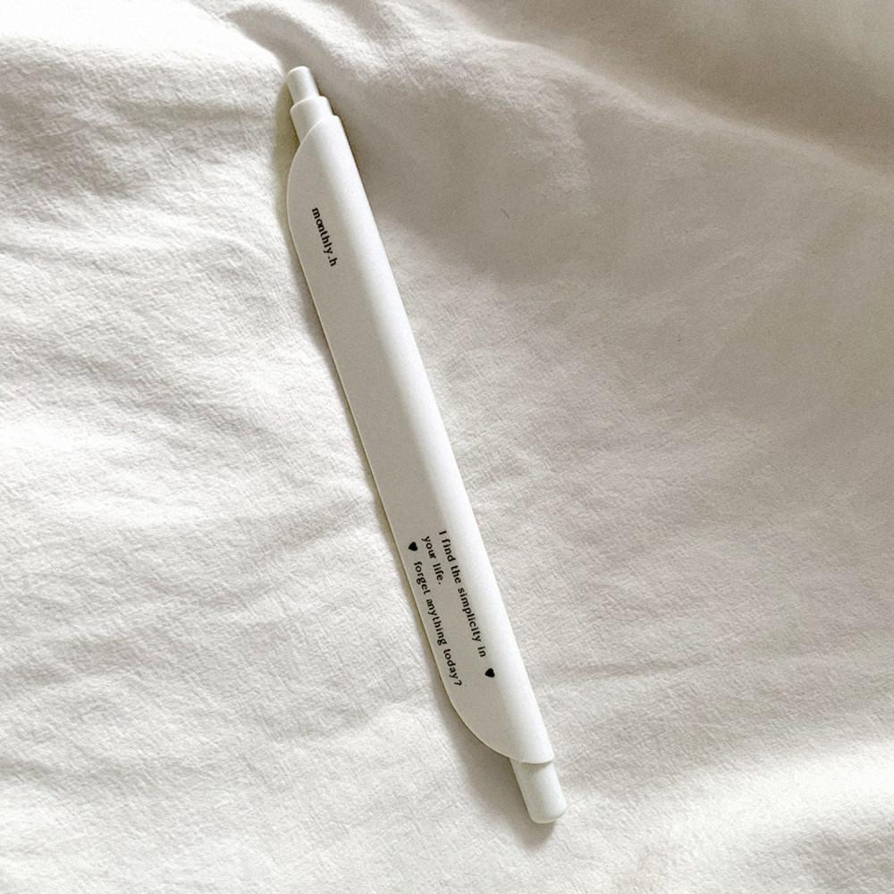 레터링 클립펜 (Ivory White)