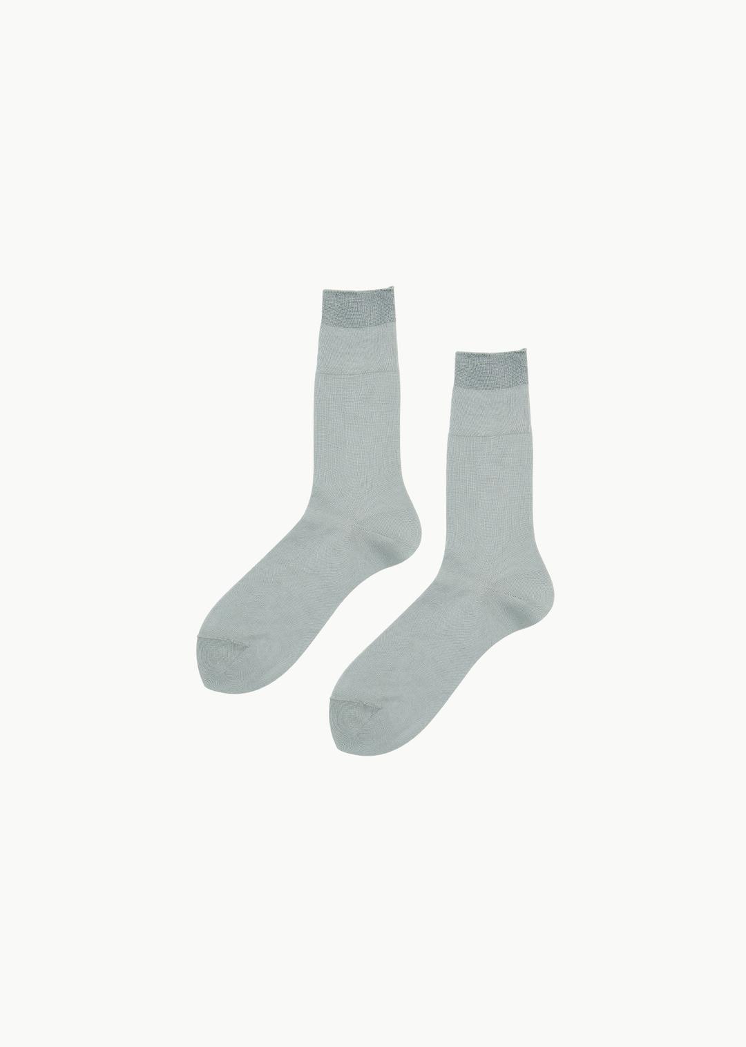 sheer socks, light grey