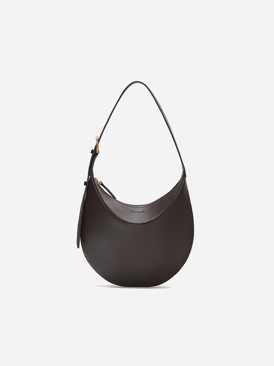 Slouchy Mini Hobo Dark Brown