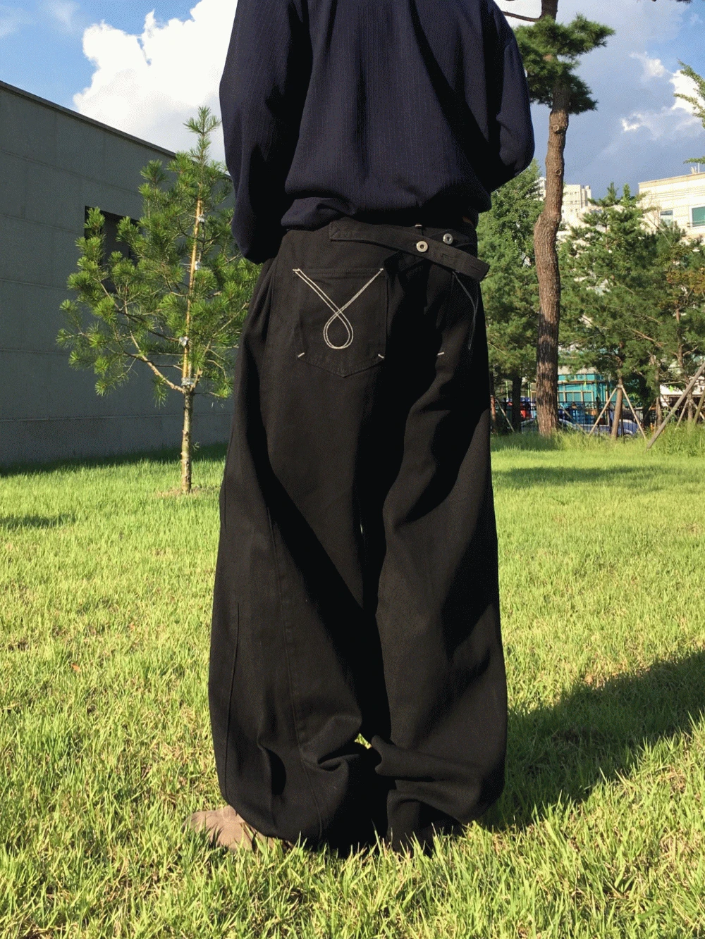 [기획] 백 비조 스티치 팬츠