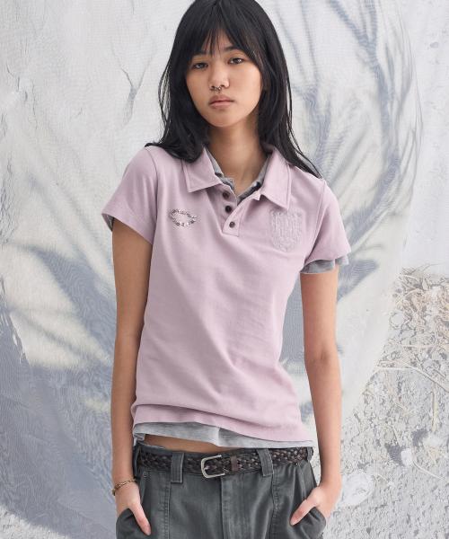 Football PK Half Sleeve Lilac