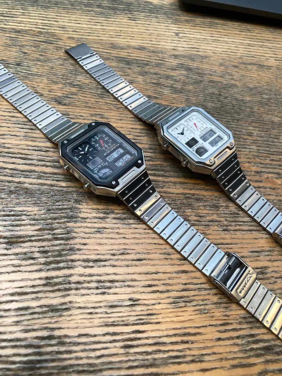 시티즌 THERMO SENSOR 서모센서 아나디지 템프 JG2120-65A