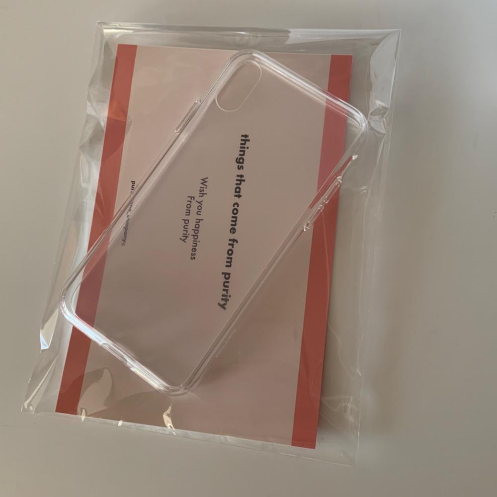 젤 하드 투명케이스 (아이폰 일부기종 )