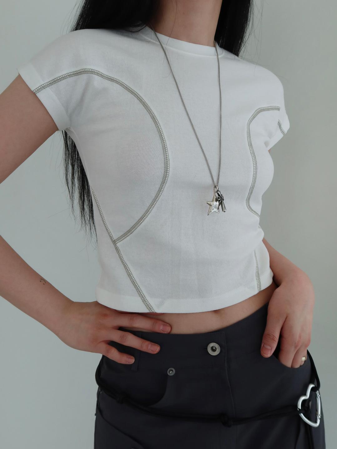 BASKETBALL STITCH LINE TOP