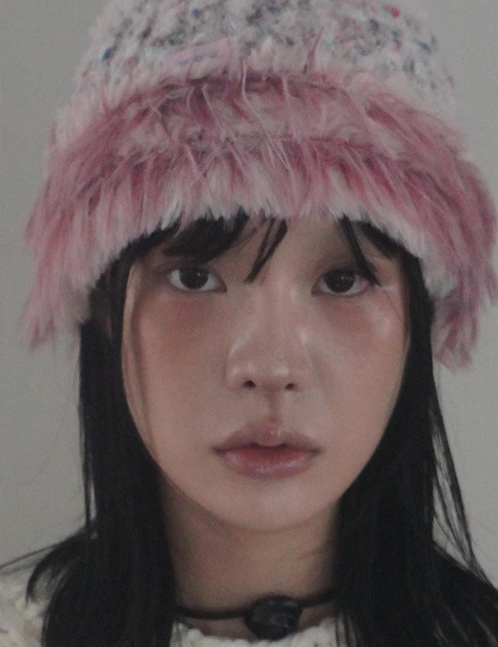 키미미 KIMIMI rainbow beanie 2 color