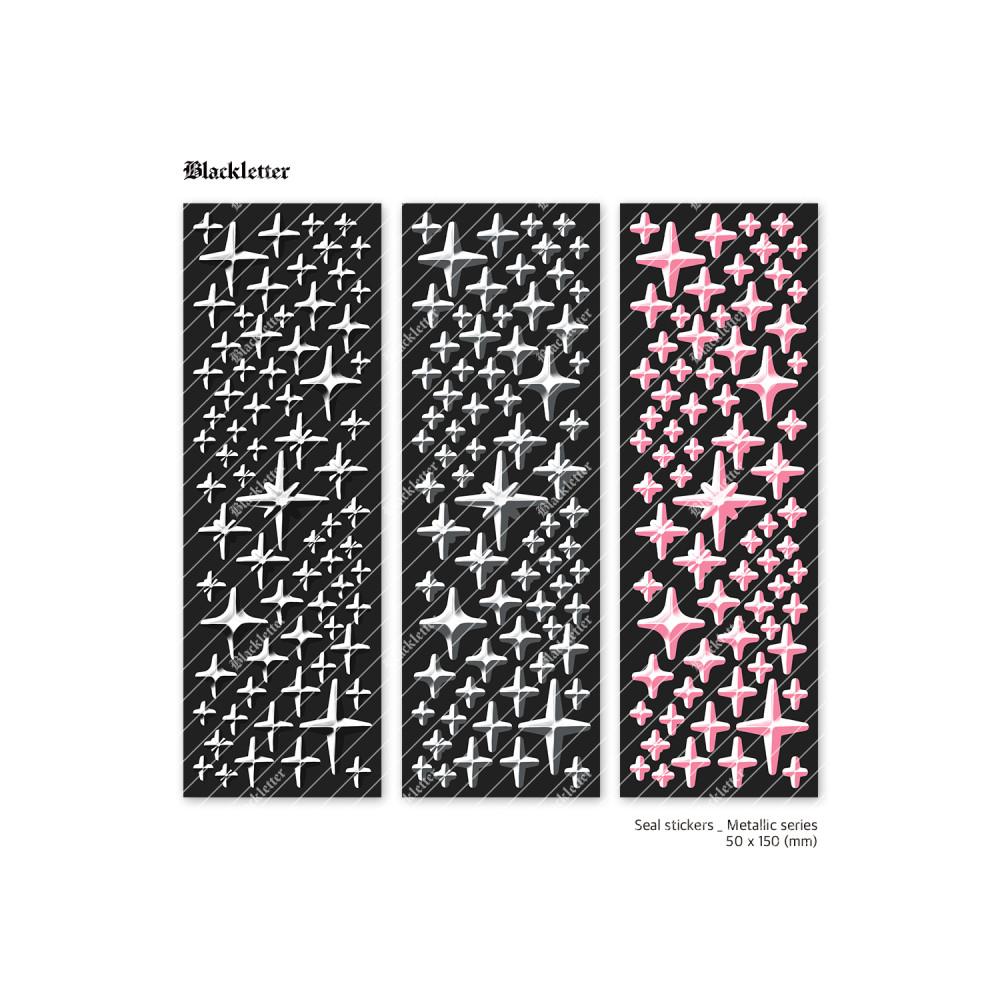 메탈릭시리즈_씰스티커 / 트윙클 반짝이 (3색)