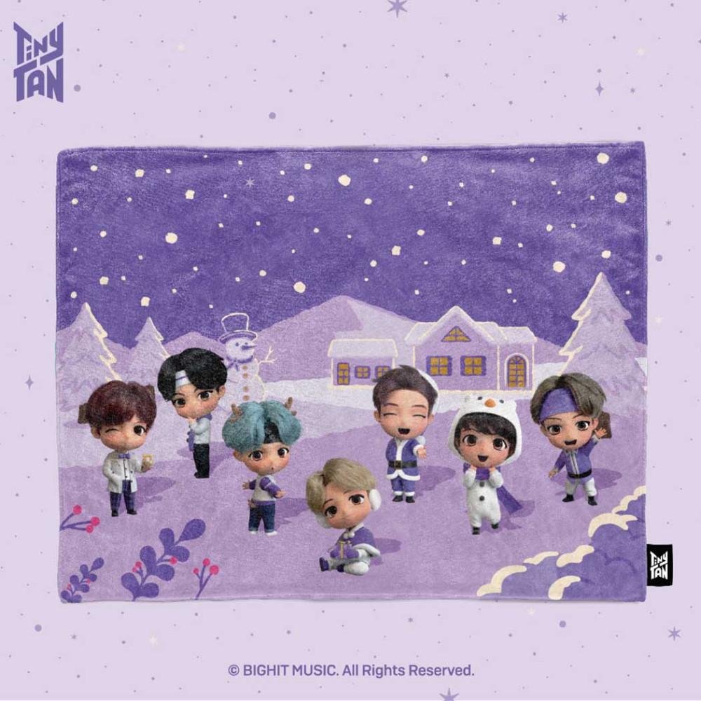 BTS 담요 굿즈 방탄소년단 타이니탄 퍼플홀리데이 블랭킷 Purple Holiday