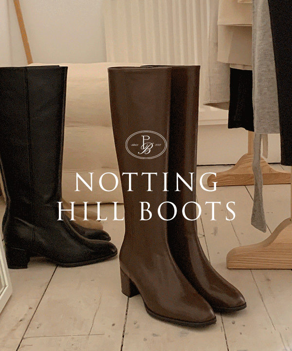 퍼빗 [종아리커버/2만족돌파/하비인생부츠] 단독제작) 노팅힐 종아리커버 매직 롱부츠 - 2color