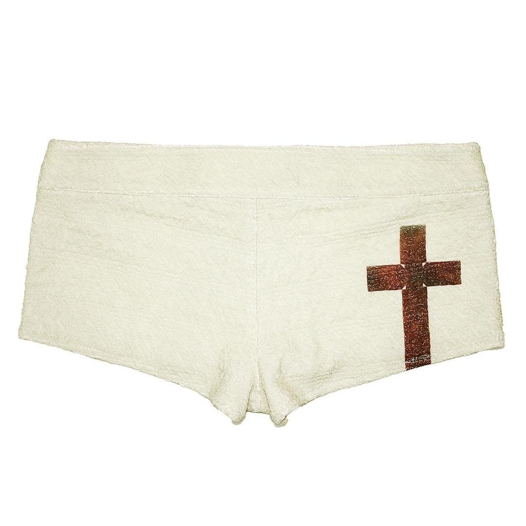 Graphic shorts (Ivory)