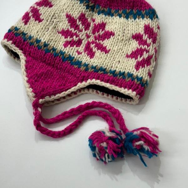 Vintage handmade ear-flap beanie