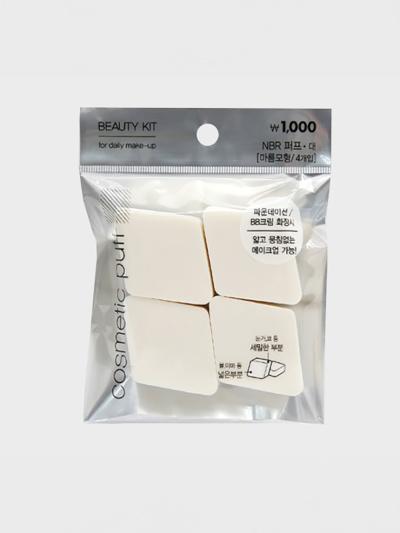 올리브데코 마름모형 퍼프 4개입 (대)
