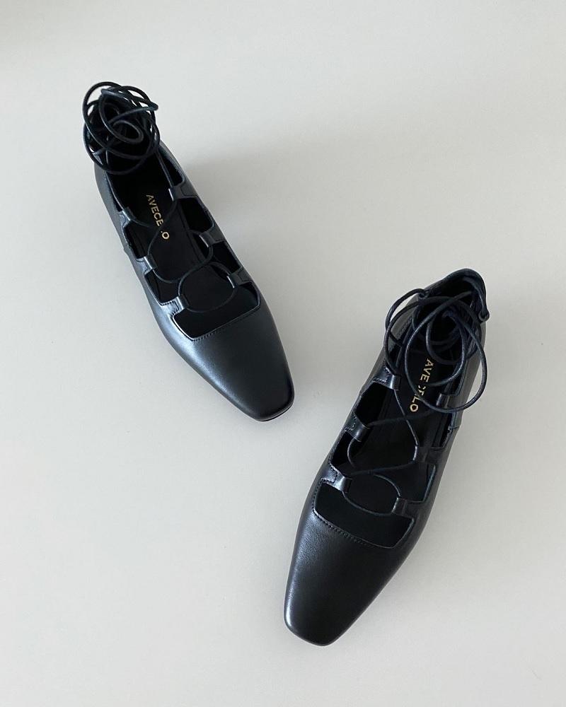 Paris shoes - black & black