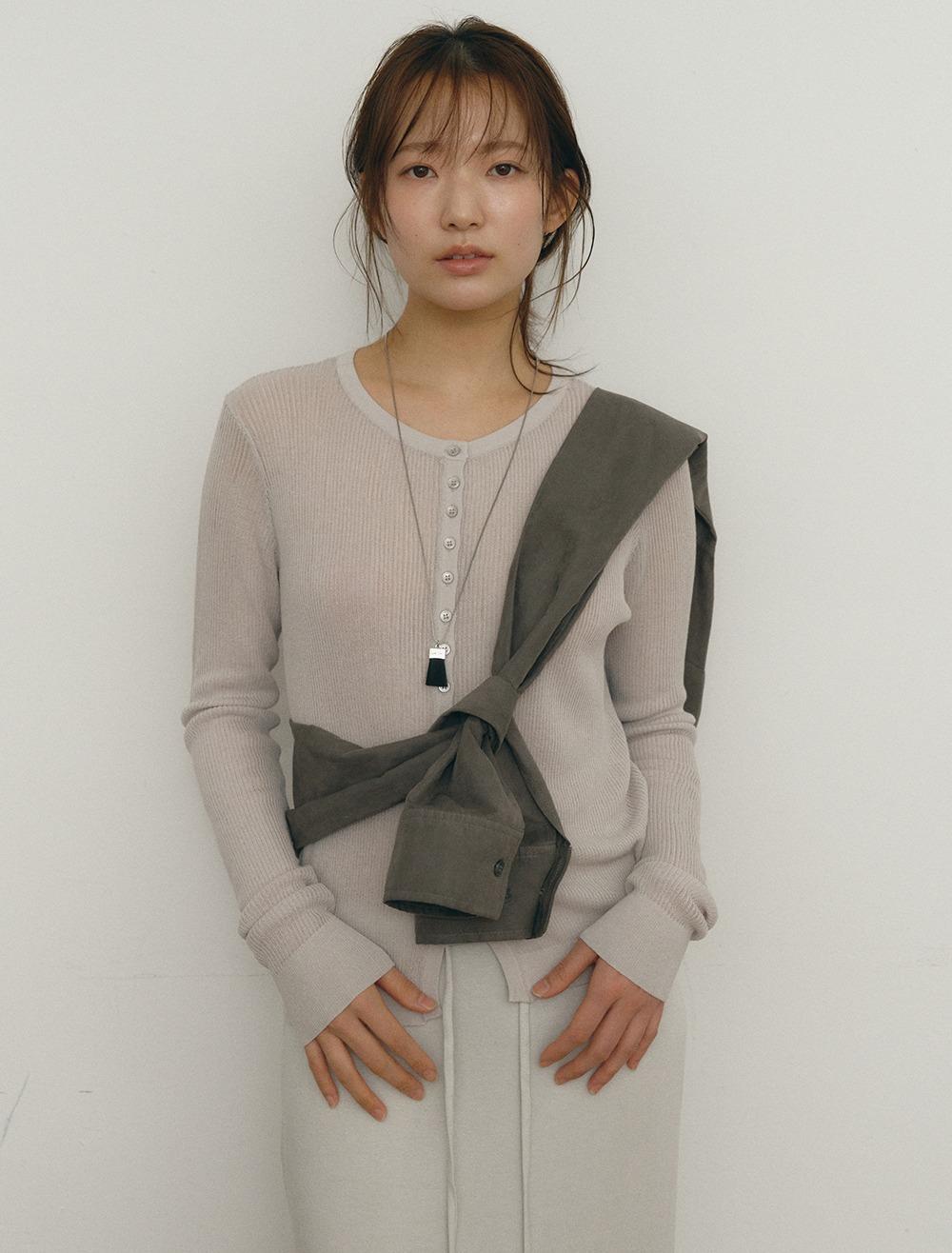 SUEDE SHIRT TOTE BAG [CHARCOAL]