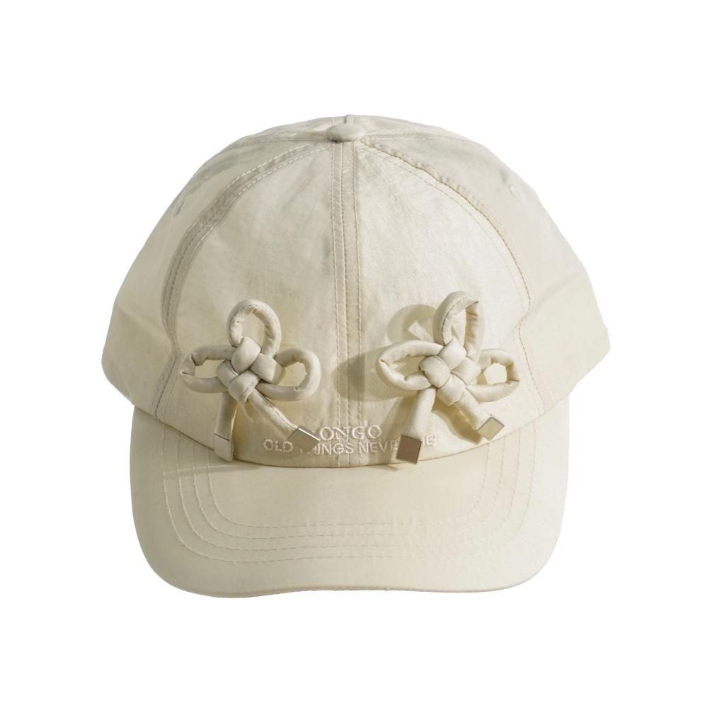 [NYLON CLOVER CAP] - IVORY