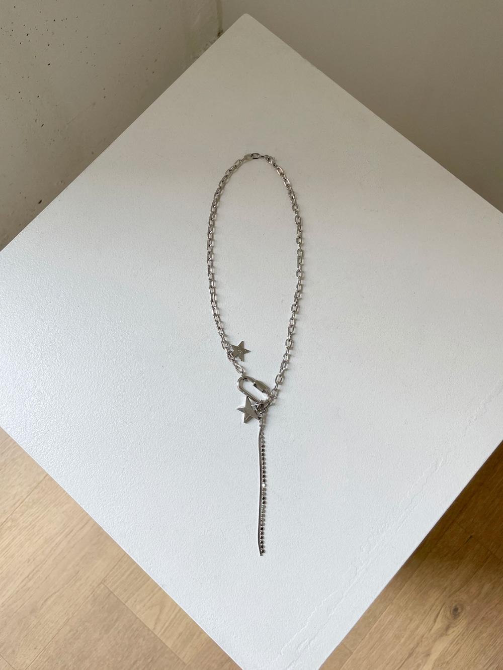 이너뮤트 star clip necklace