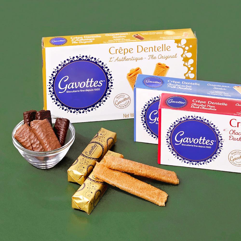 [Gavottes] 가보뜨 크레페 덴텔 오리지널 로탄티크 125g [원산지:프랑스]