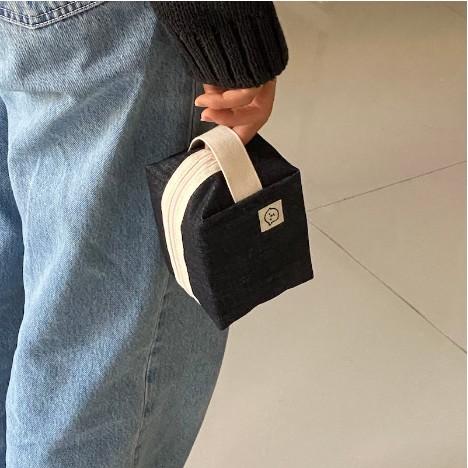 [해달상점] Cube Pouch (Denim) 데님 큐브파우치