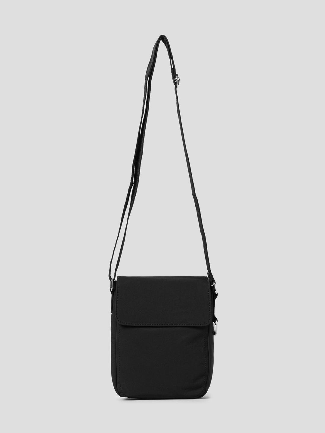 나일론 심플 미니백 - 블랙