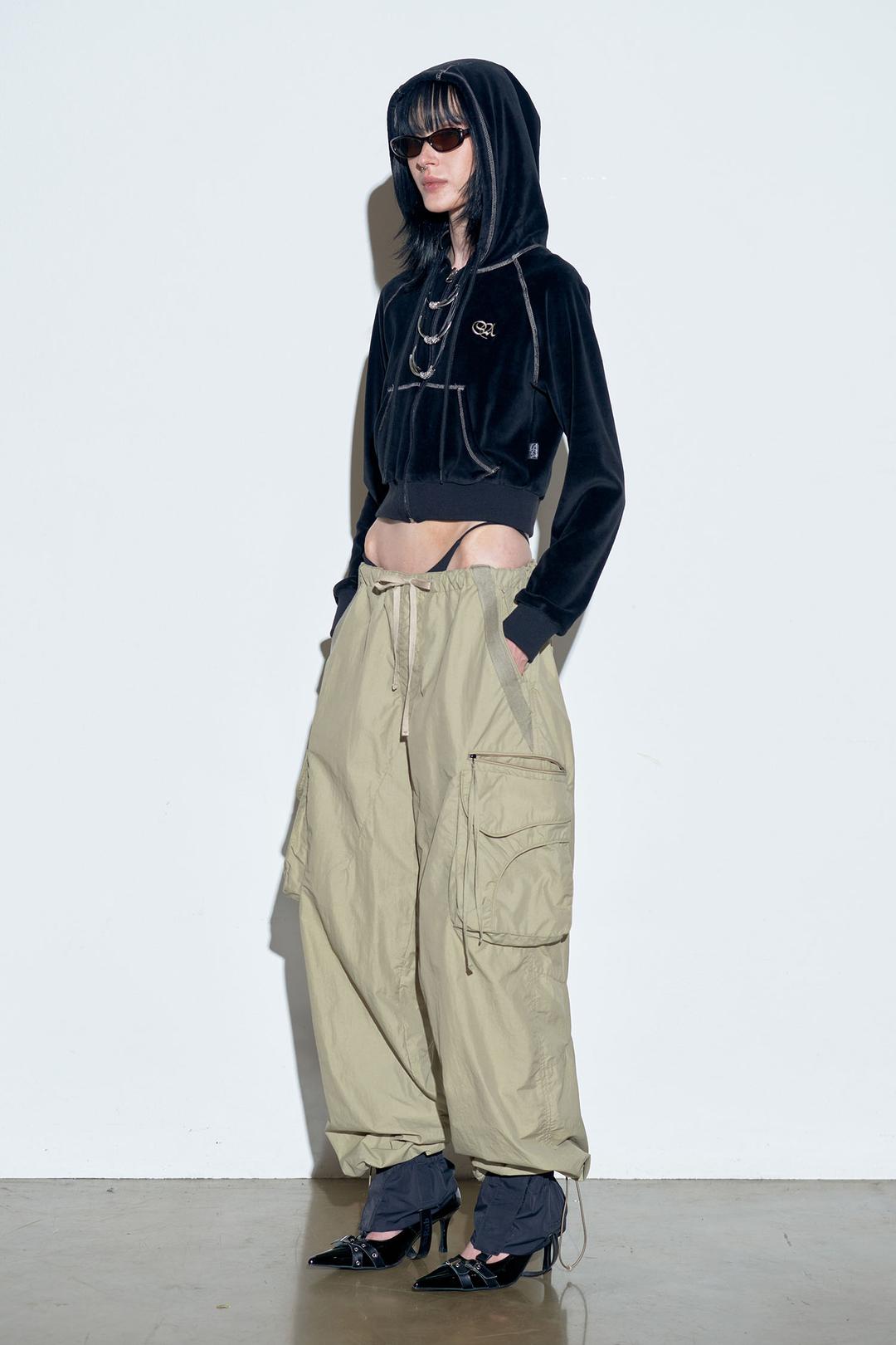 Parachute Cargo Pants Desert